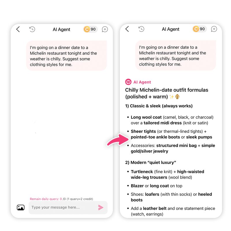 YouCam Makeup AI Agent helps you find your perfect style