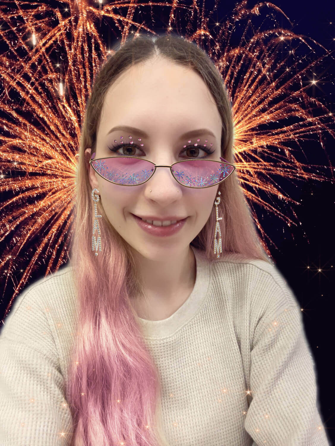 Filtro Foto Capodanno 2026: Rosa Glamour Anni 90 Filtro Foto Capodanno 2026: Rosa Glamour Anni 90