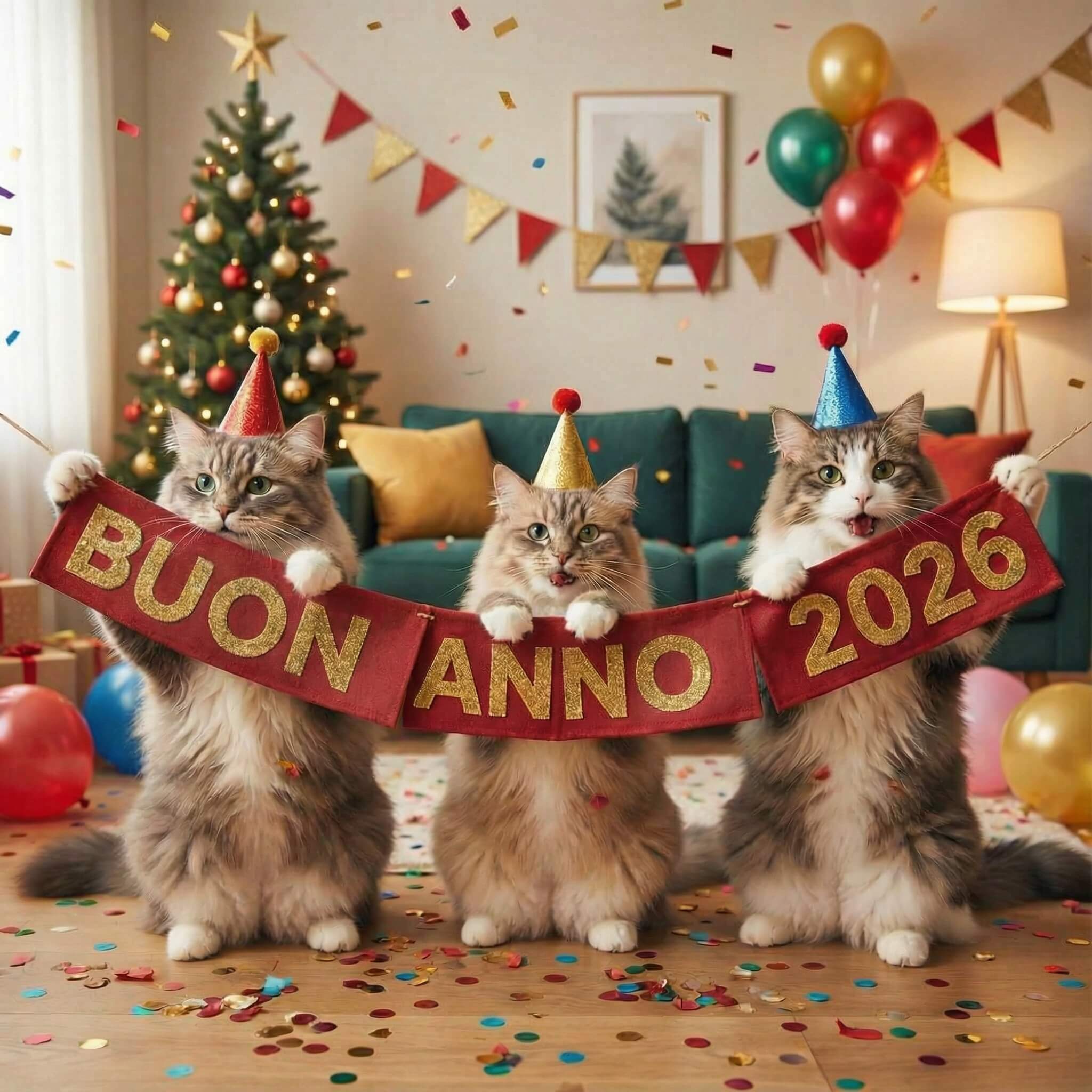 Auguri di Buon Anno: Crea Bellissime Immagini di Capodanno