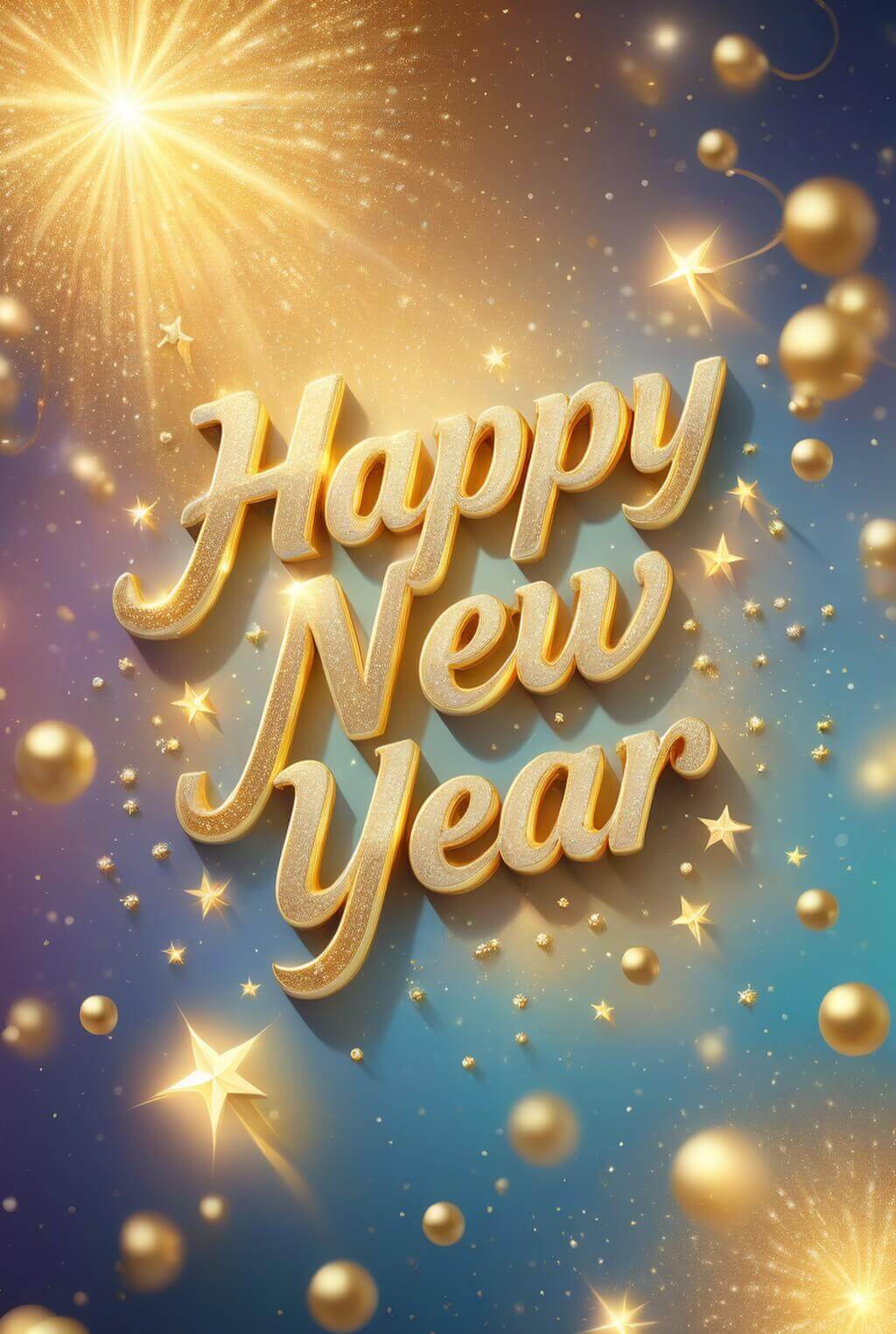 Resultado de edição com IA para ano novo