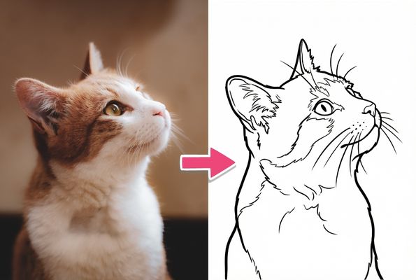 ペットの塗り絵