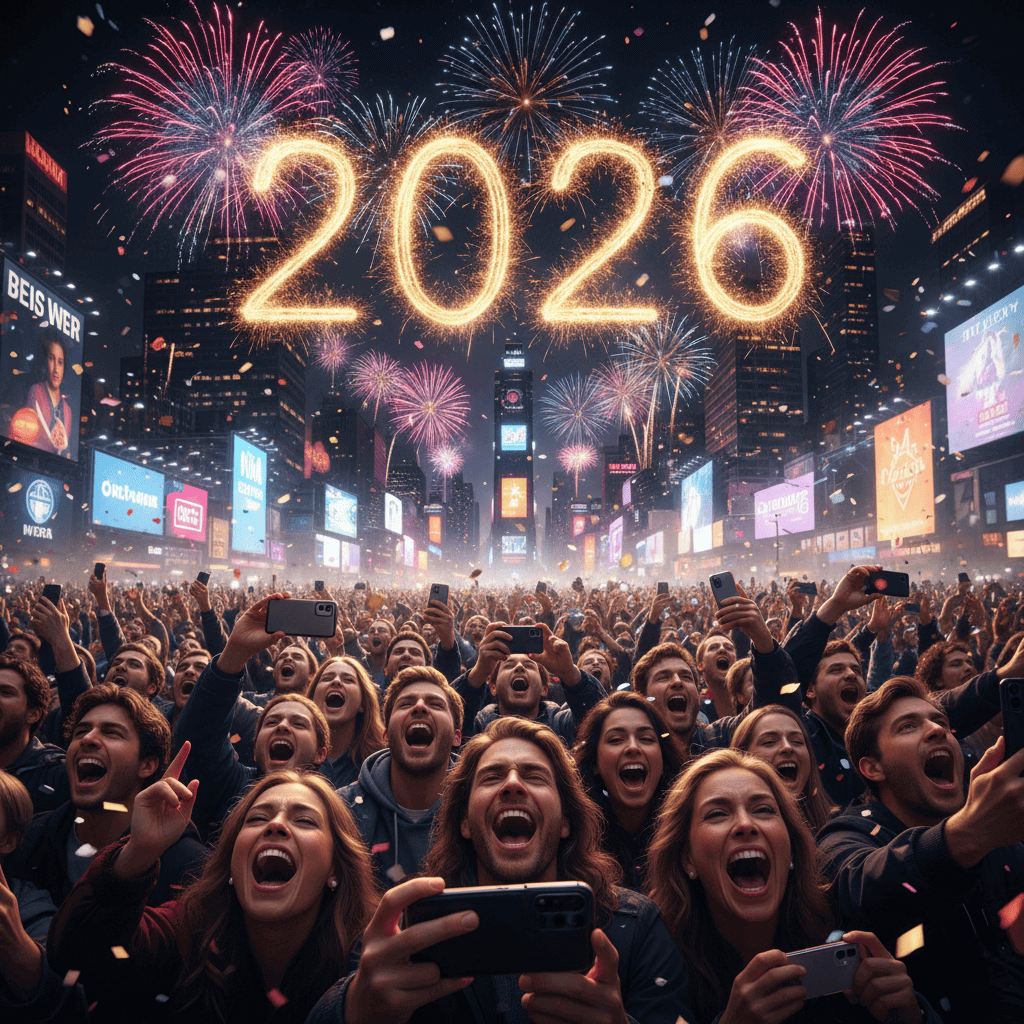 New Year Countdown Moment