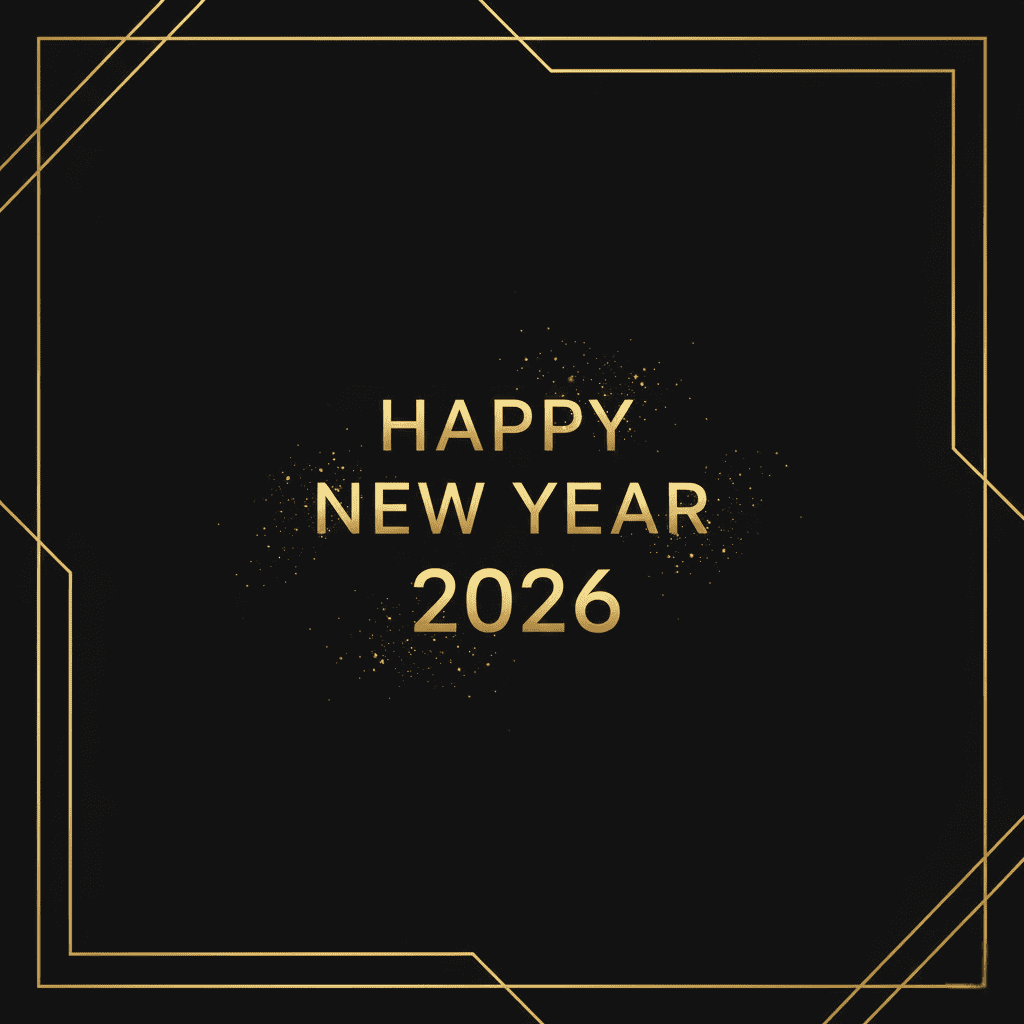 Minimal Black and Gold Design