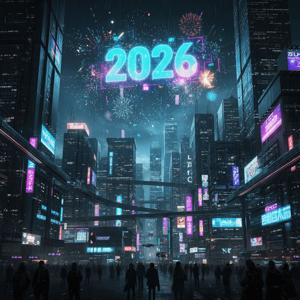 Futuristic New Year 2026