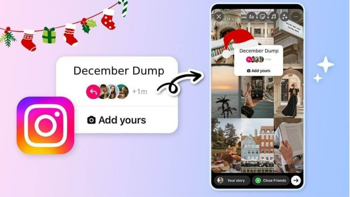 Comment faire des Stories Instagram pour Photo Dump de Décembre