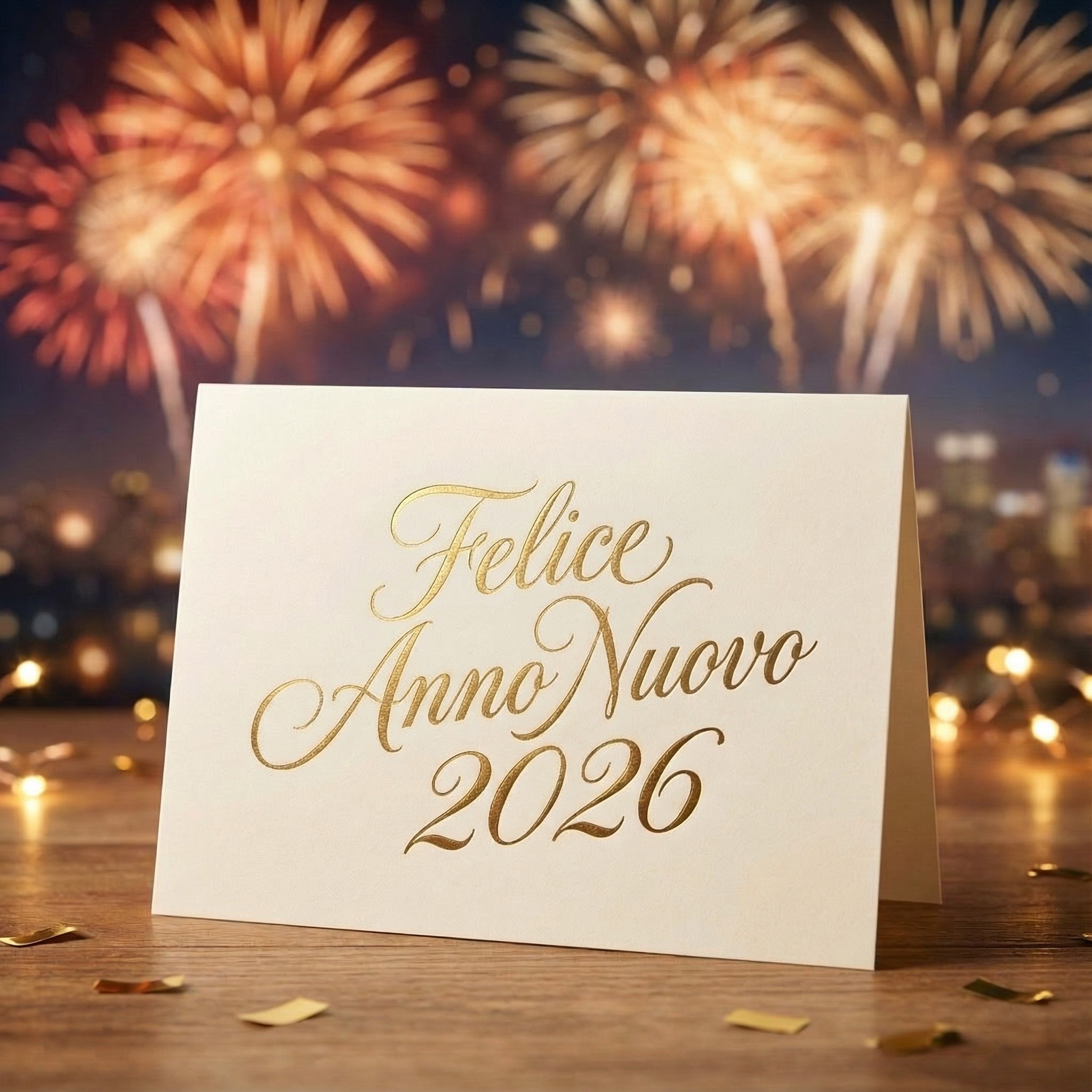 Prompt per Biglietti di Auguri di Buon Anno e Cartoline di Buon Anno