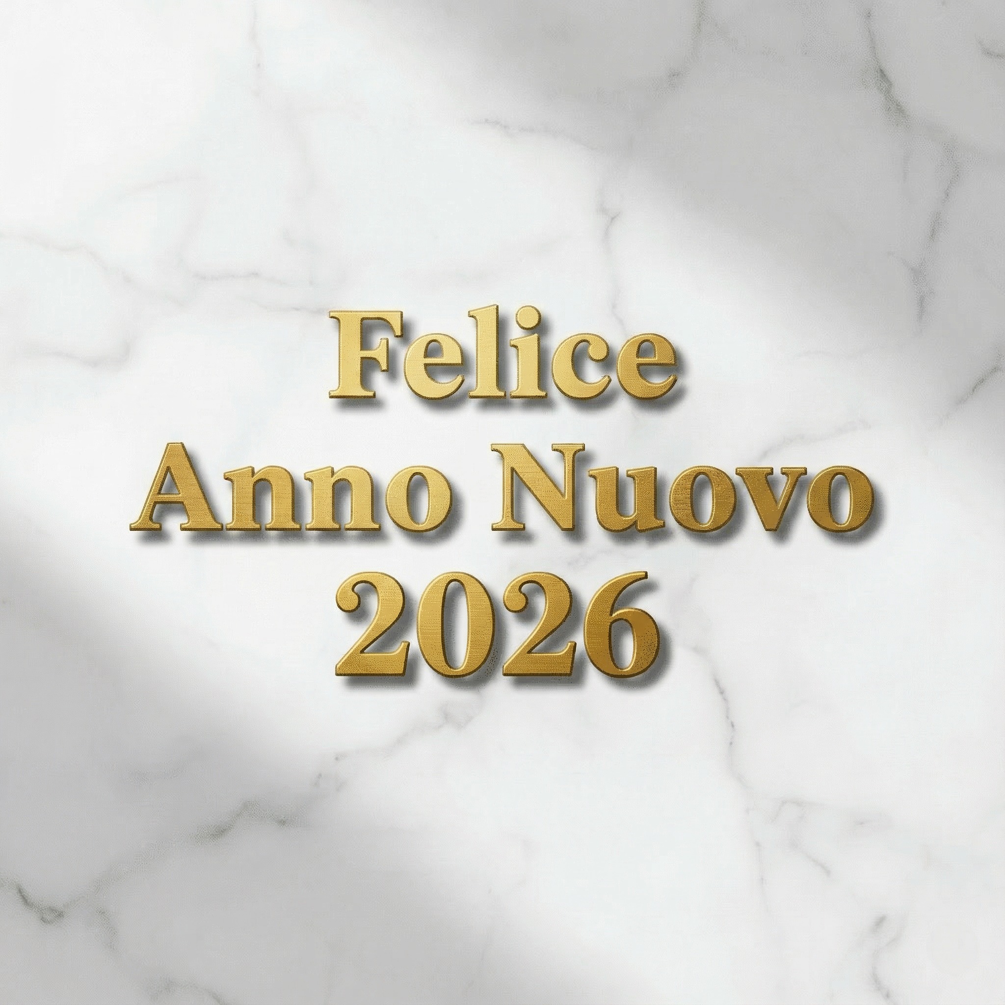 Auguri di Buon Anno Con Sfondo in Marmo