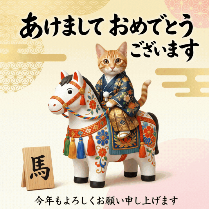 免指令馬年祝賀圖 跨年梗圖-元旦快樂圖案-元旦圖案