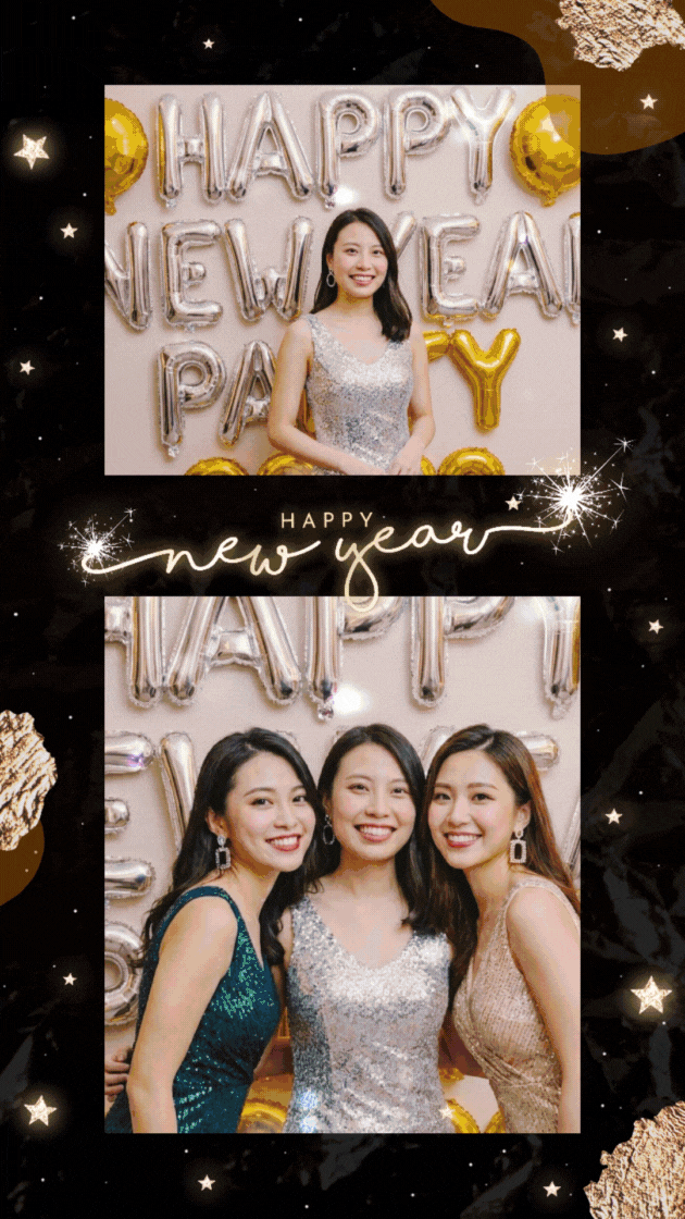 一鍵套用新年模板 跨年梗圖-元旦快樂圖案-元旦圖案