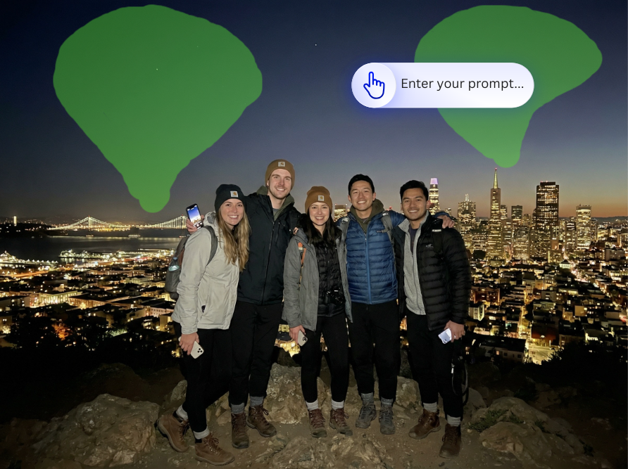 Add Fireworks to your photo with AI Replace.