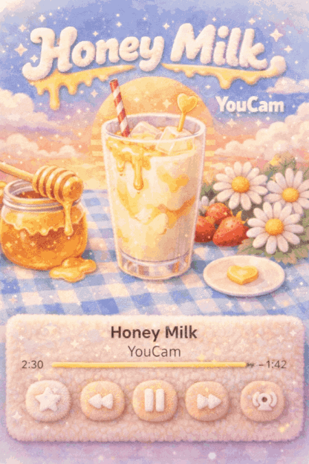 アプリで音楽プレイヤーのふわふわ加工