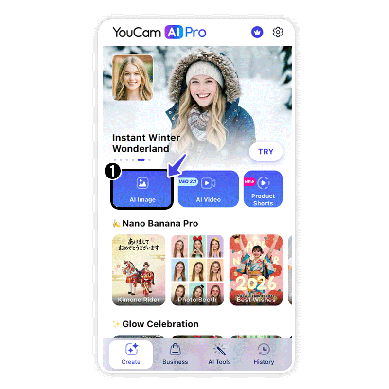 Faça um vision board personalizado em segundos usando prompts de texto simples.