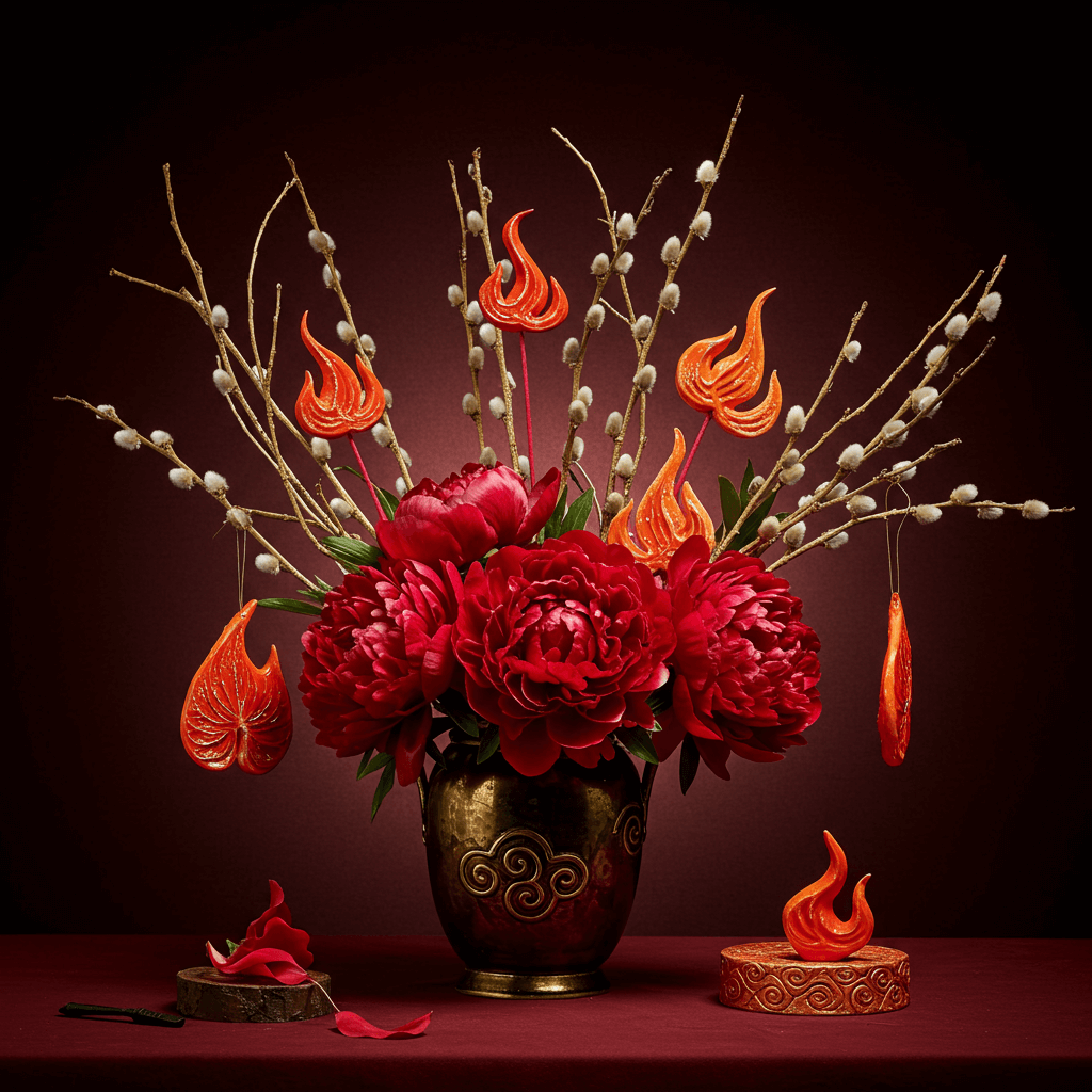 Use AI Agent to create unique visuals for the Year of the Fire Horse.