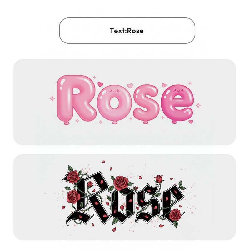 Beispiel für gute AI Typografie