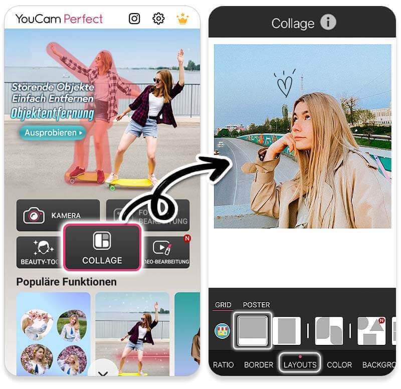 Entdecke die beste App für Polaroid-Filter.