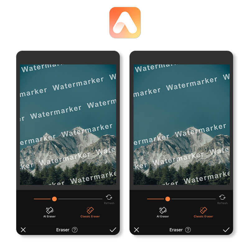 AirBrush: Wasserzeichen effizient entfernen.