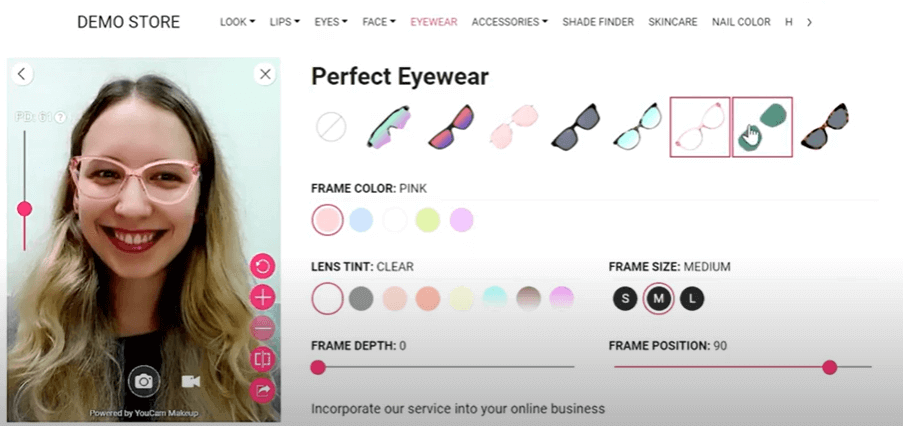 Prova Occhiali Online per il Coinvolgimento Clienti