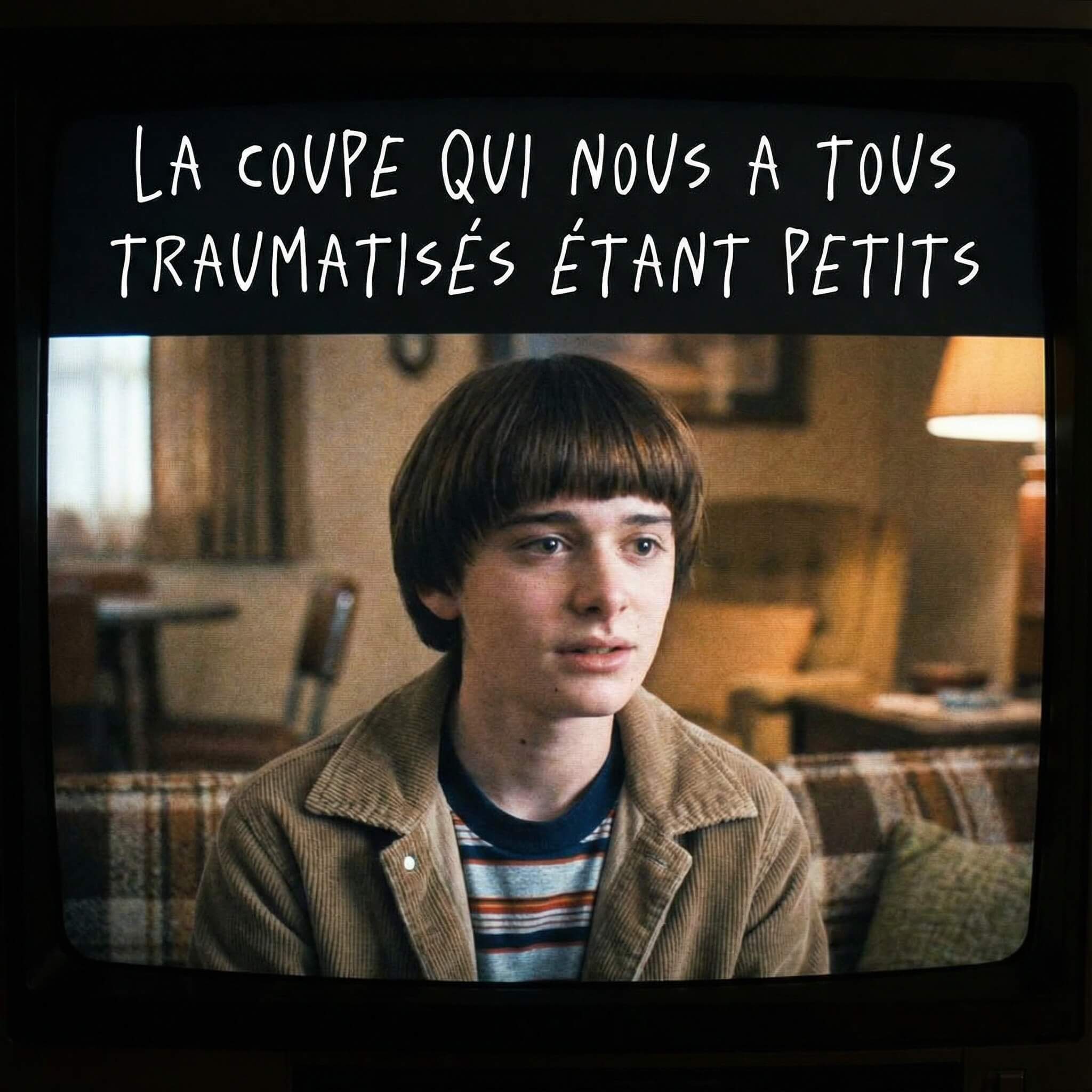 Meme stranger things, will coupe au bol