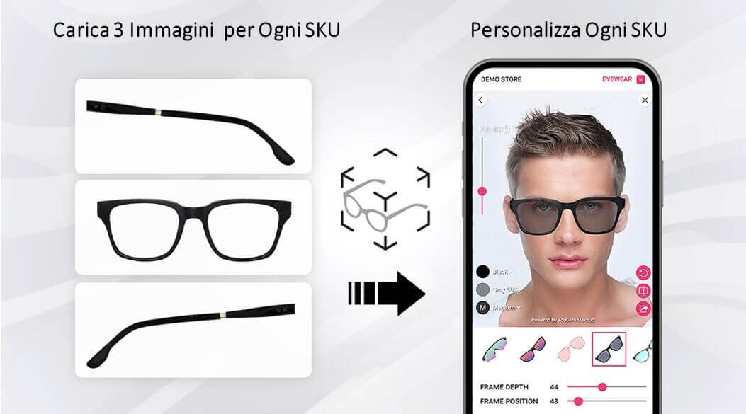 Creazione SKU per Occhiali Virtuali Semplice e Veloce
