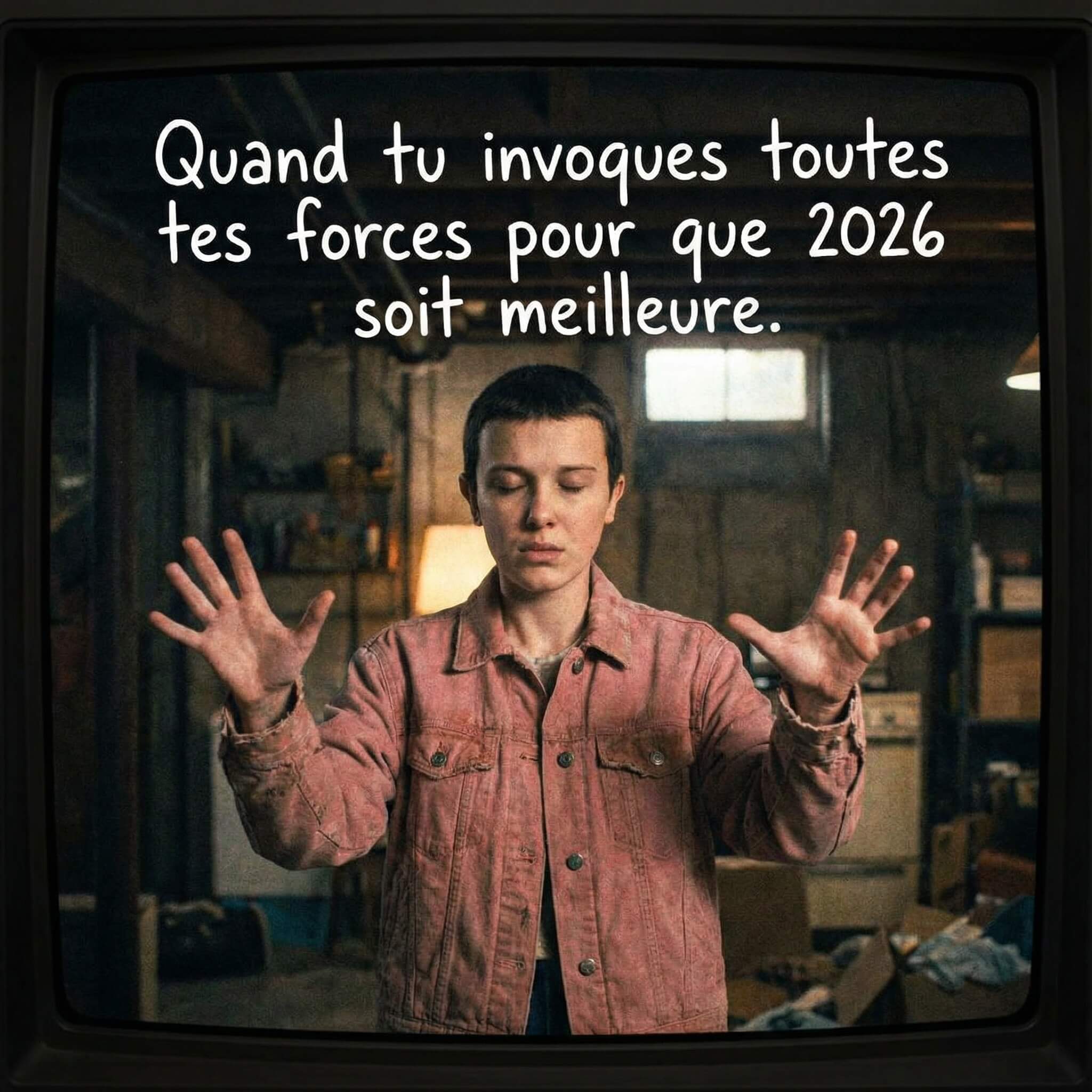 Meme stranger things Nouvel An