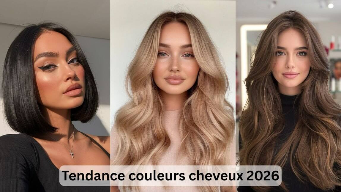 Tendance couleurs cheveux 2026, tendance coloration 2026