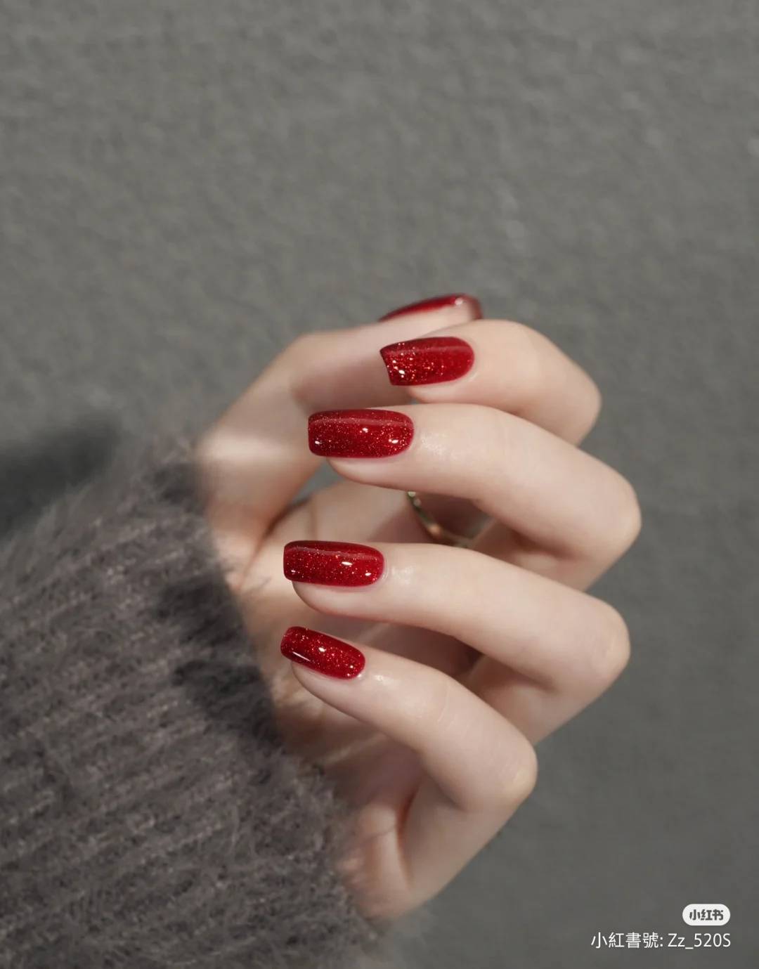 過年美甲五:開運當紅 過年美甲五:開運當紅