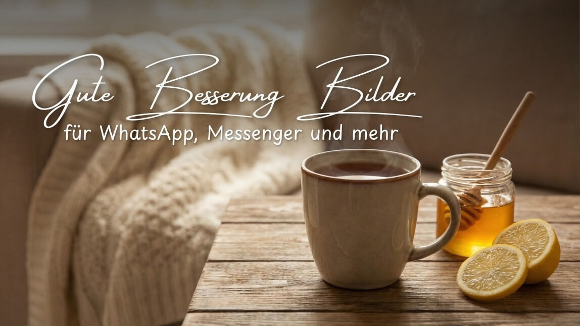 Bär im Schlafanzug in einer Hängematte zwischen zwei Sternen, mit dem Text "Gute Nacht Bilder für WhatsApp selbst gestalten".