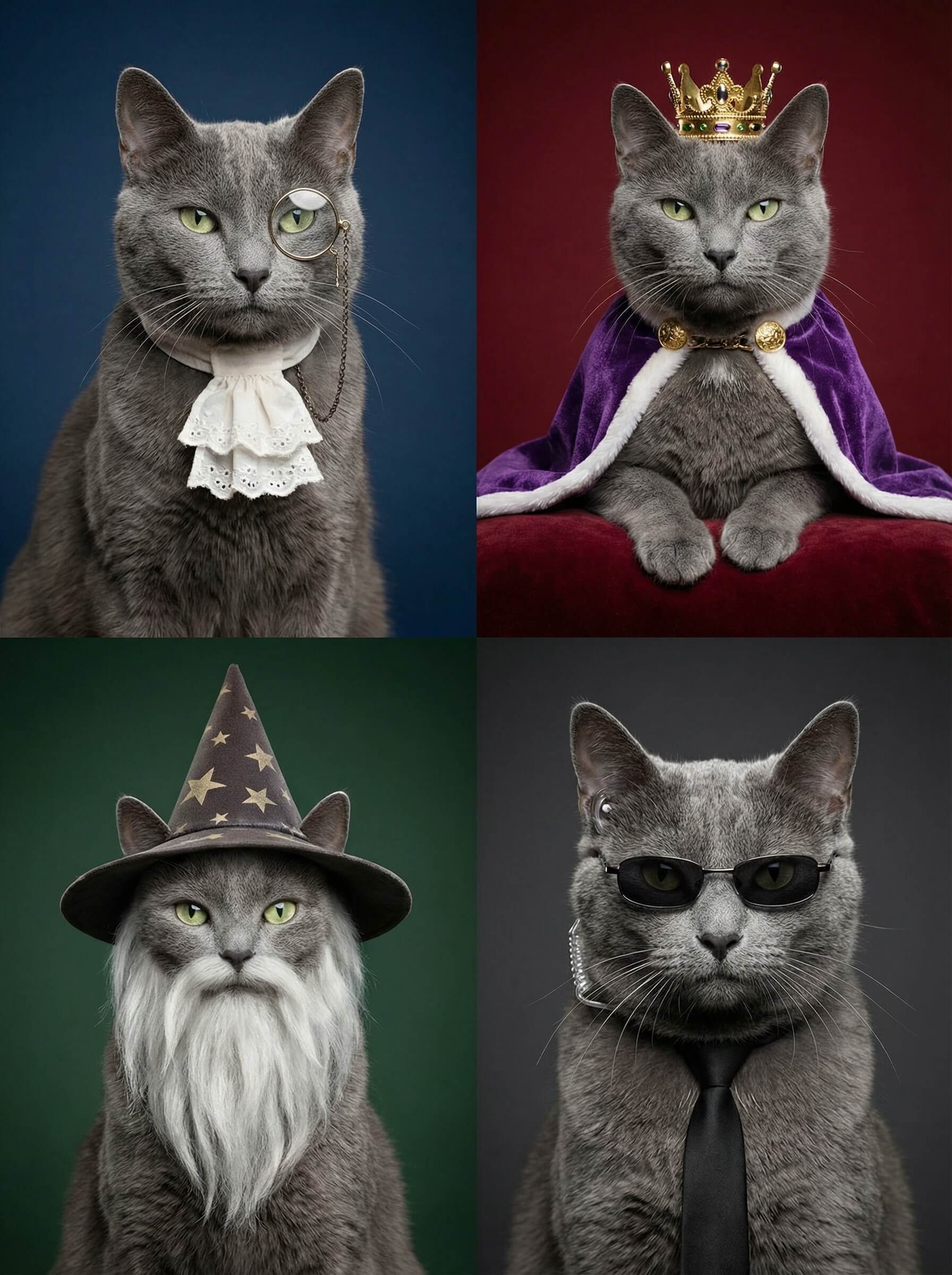 Portrait animal personnalisé, portrait chat