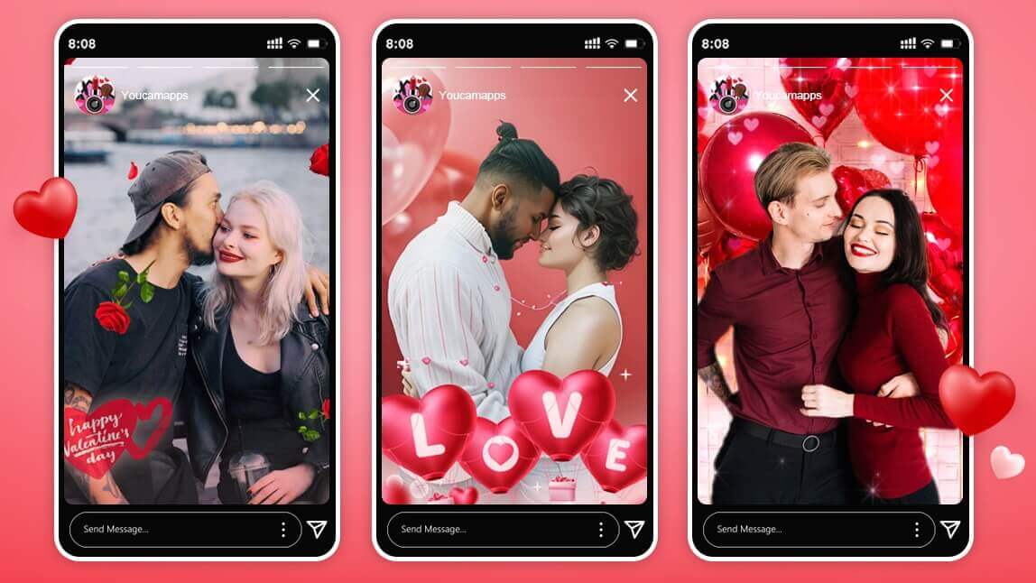 50+ Free heart filters and effects for TikTok, Instagram & Snapchat