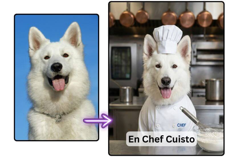 Portrait animal personnalisé, portrait chien métier