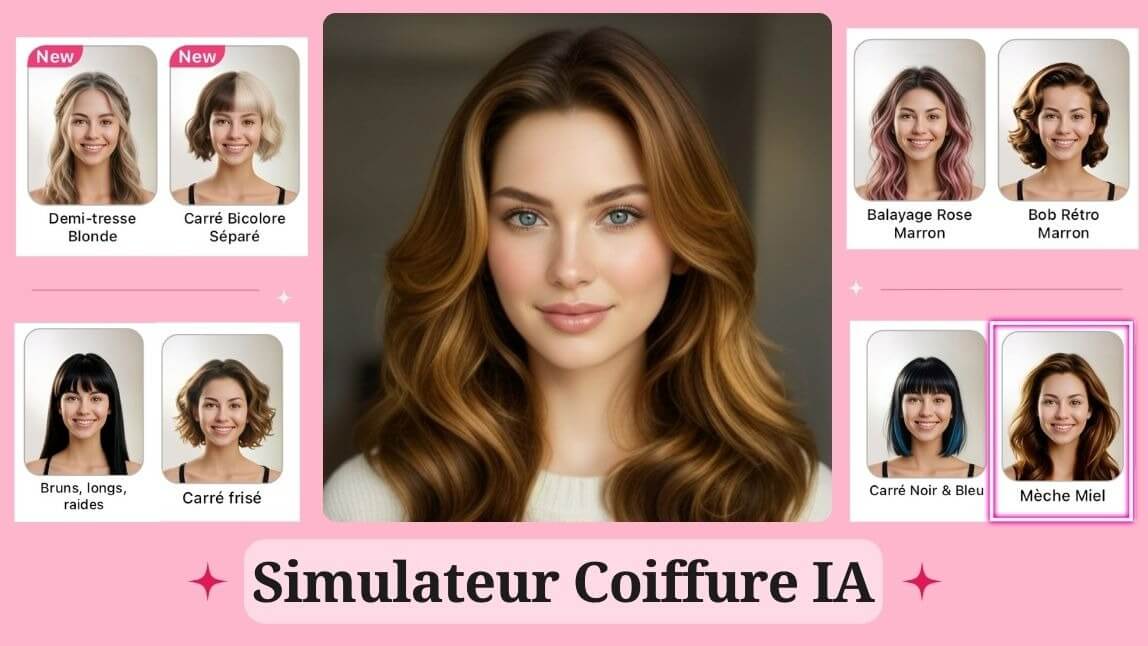 Simulateur coupe de cheveux IA homme femme gratuit | App/en ligne
