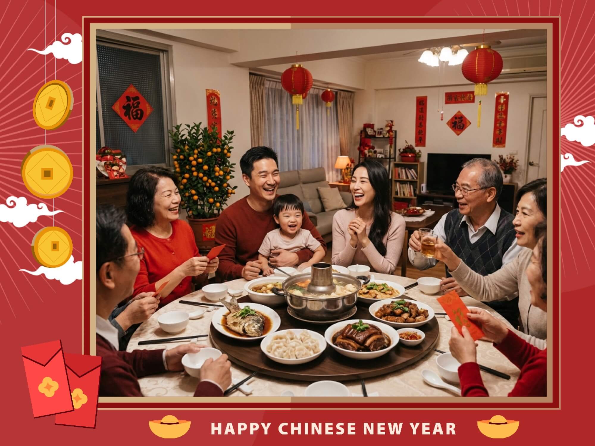 2026馬年賀卡設計模板、免費新年賀卡模板下載