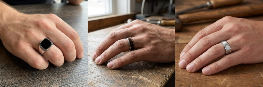 Simple Rings for Men Simple Rings for Men