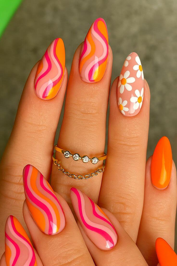 70s Swirls & Daisies 70s Swirls & Daisies