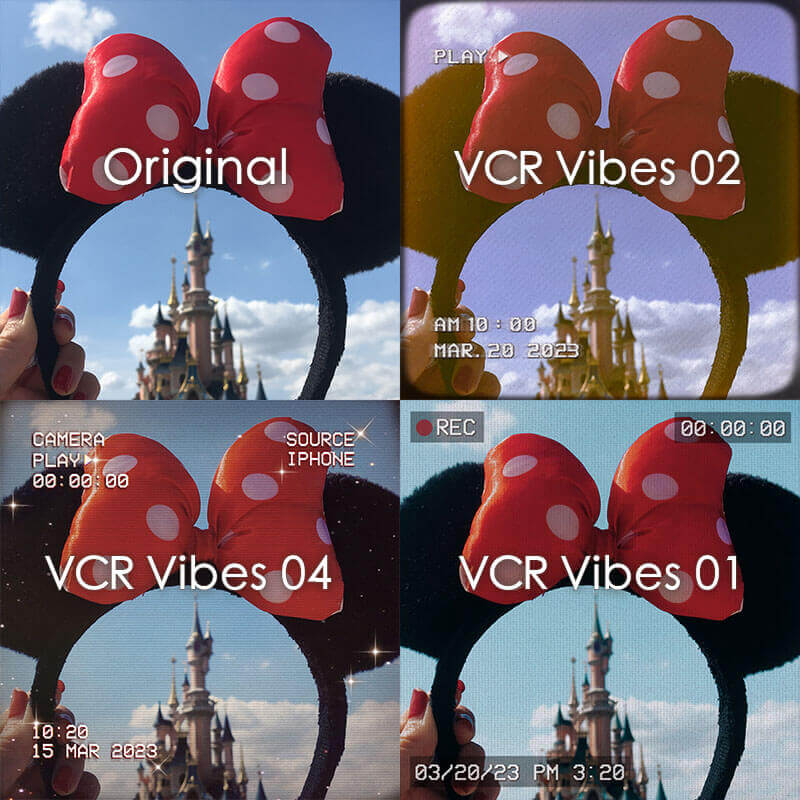 Apply VCR Vibe Filters to Photos for Retro Effects with the best vintage filter app