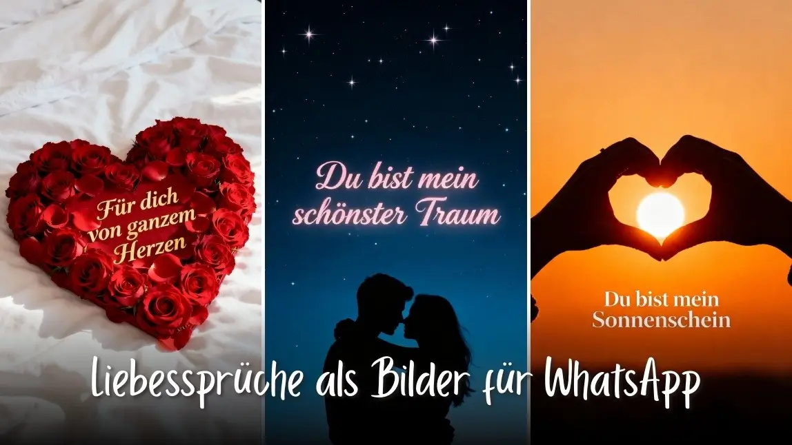 Liebessprüche für WhatsApp: Romantische Bilder mit KI erstellen