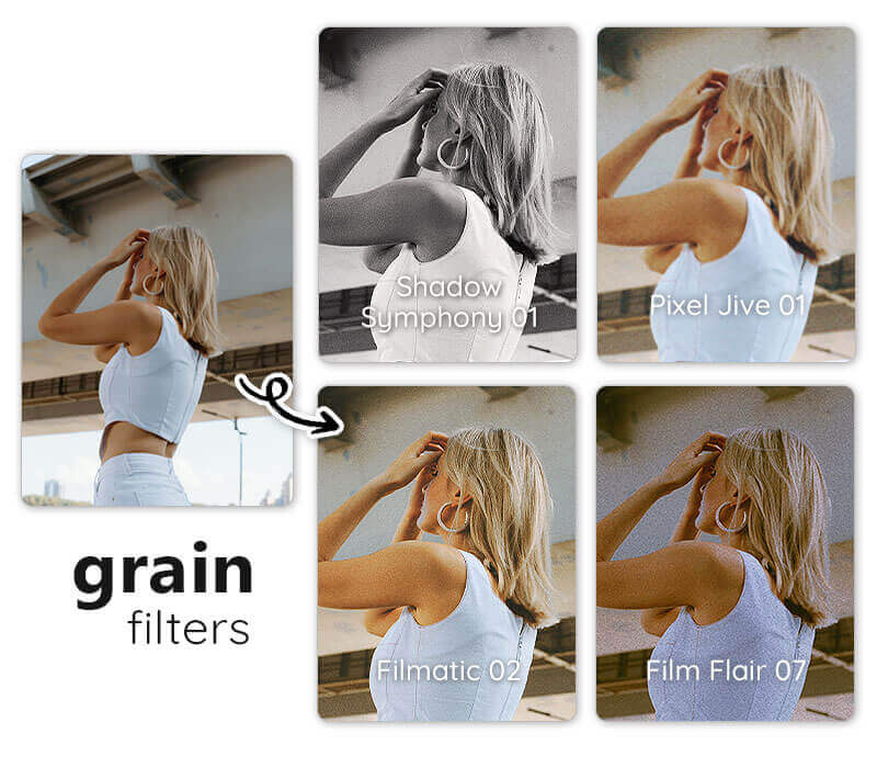 Apply vintage filters to your photos