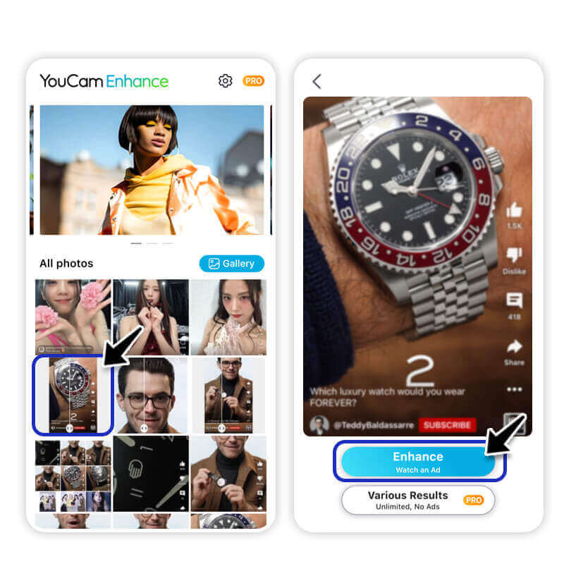 Upload Your Screenshot to Enhance