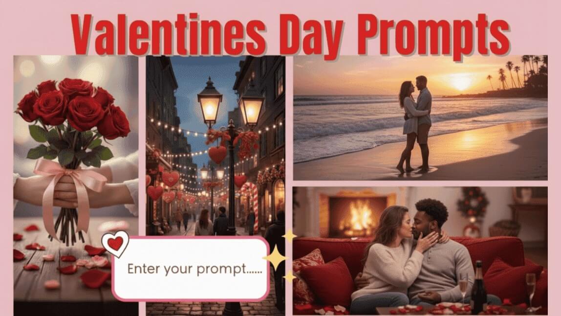 50+ prompts de la Saint-Valentin 2026 [copier-coller]