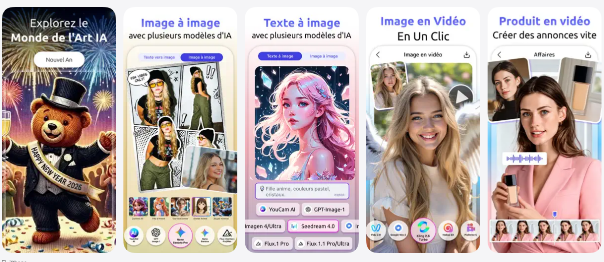 YouCam AI Pro : éditeur photo IA, générateur photo IA