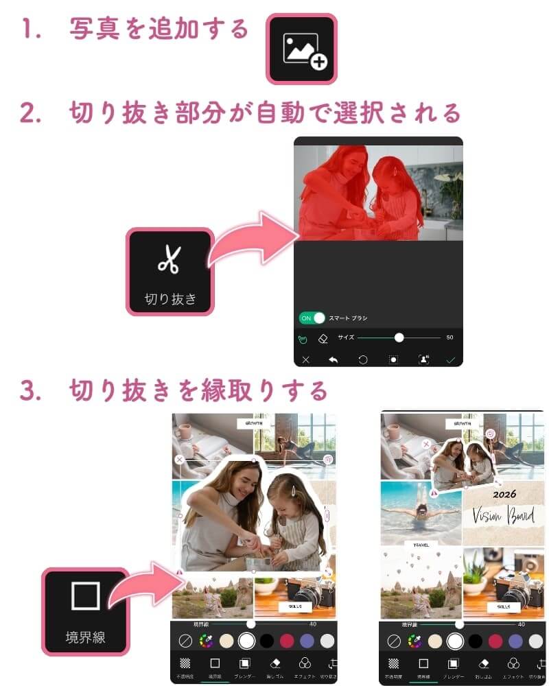 画像の切り抜き方