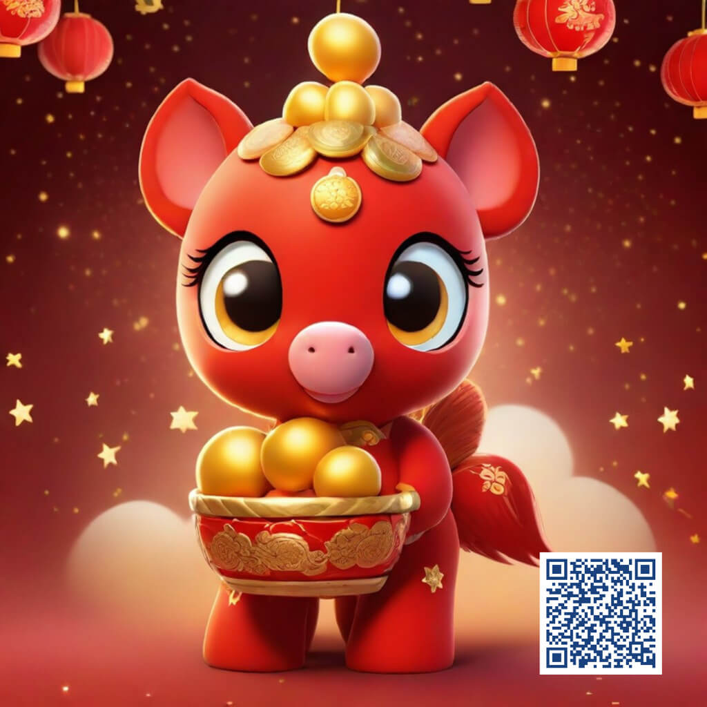 新年祝福圖範本十二:馬上發財快樂圖 新年祝福圖範本十二:馬上發財快樂圖