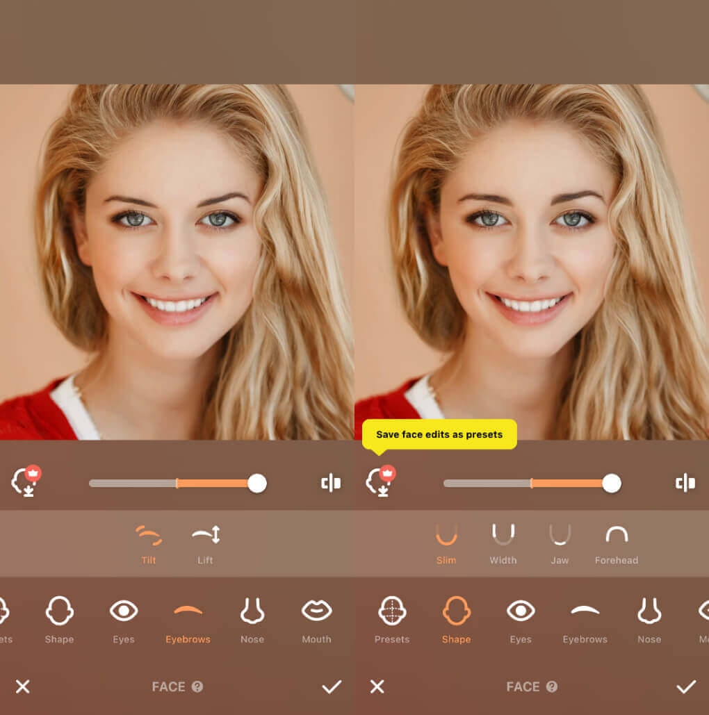 Best Face Editing App: Peachy