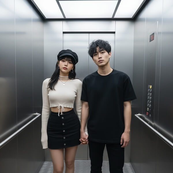 AIで生成したエレベーターフォト