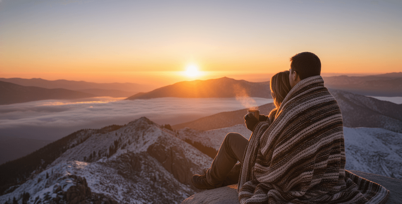 AI generated sunrise scene