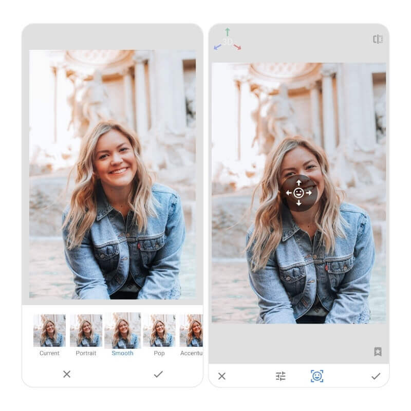 Face Editing App Snapsee
