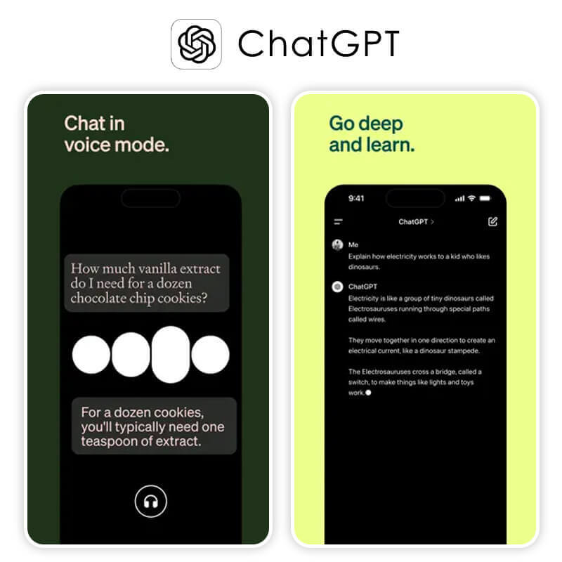 Meilleures applications d'IA pour iPhone : ChatGPT