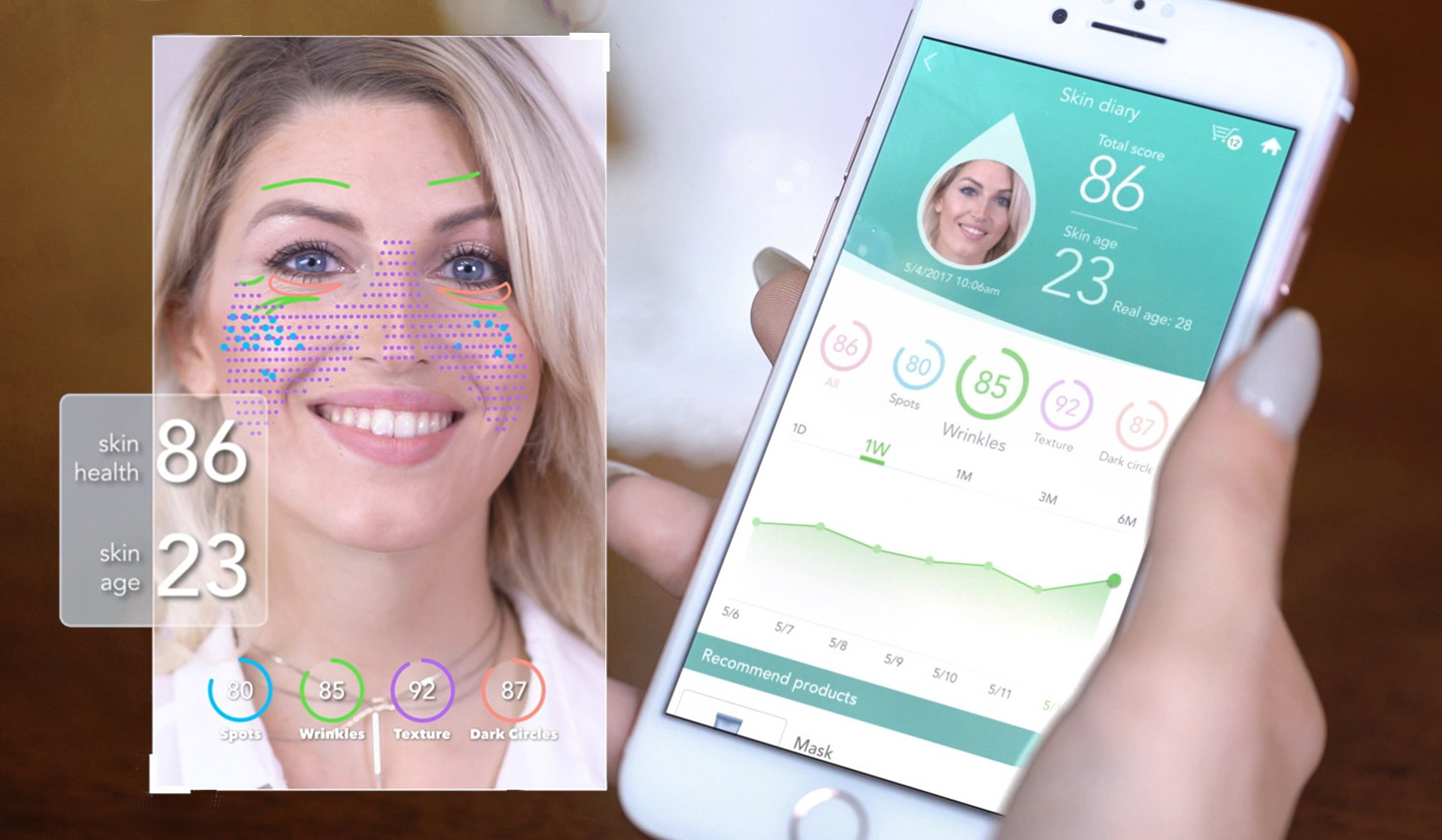skin care test analysis app