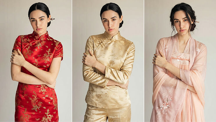 Discover and try on Chinese New Year attire with YouCam Perfect app.