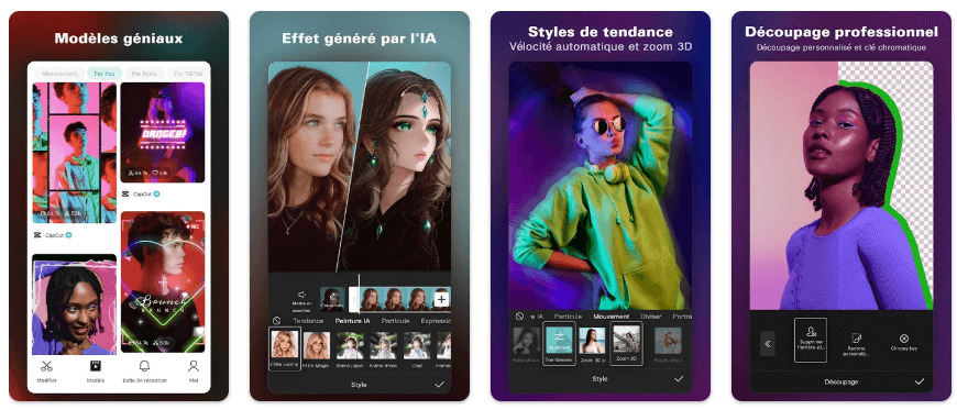 Capcut application montage video